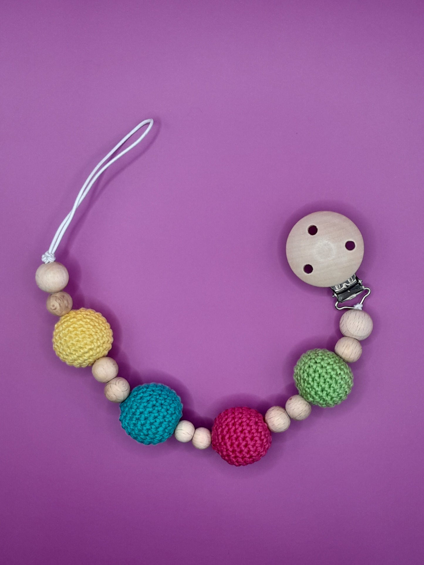 Crochet Pacifier Clip