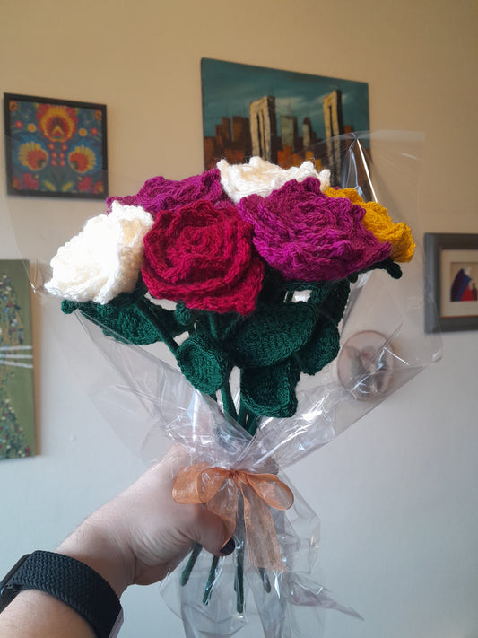 Crochet Roses Bouquet 💐
