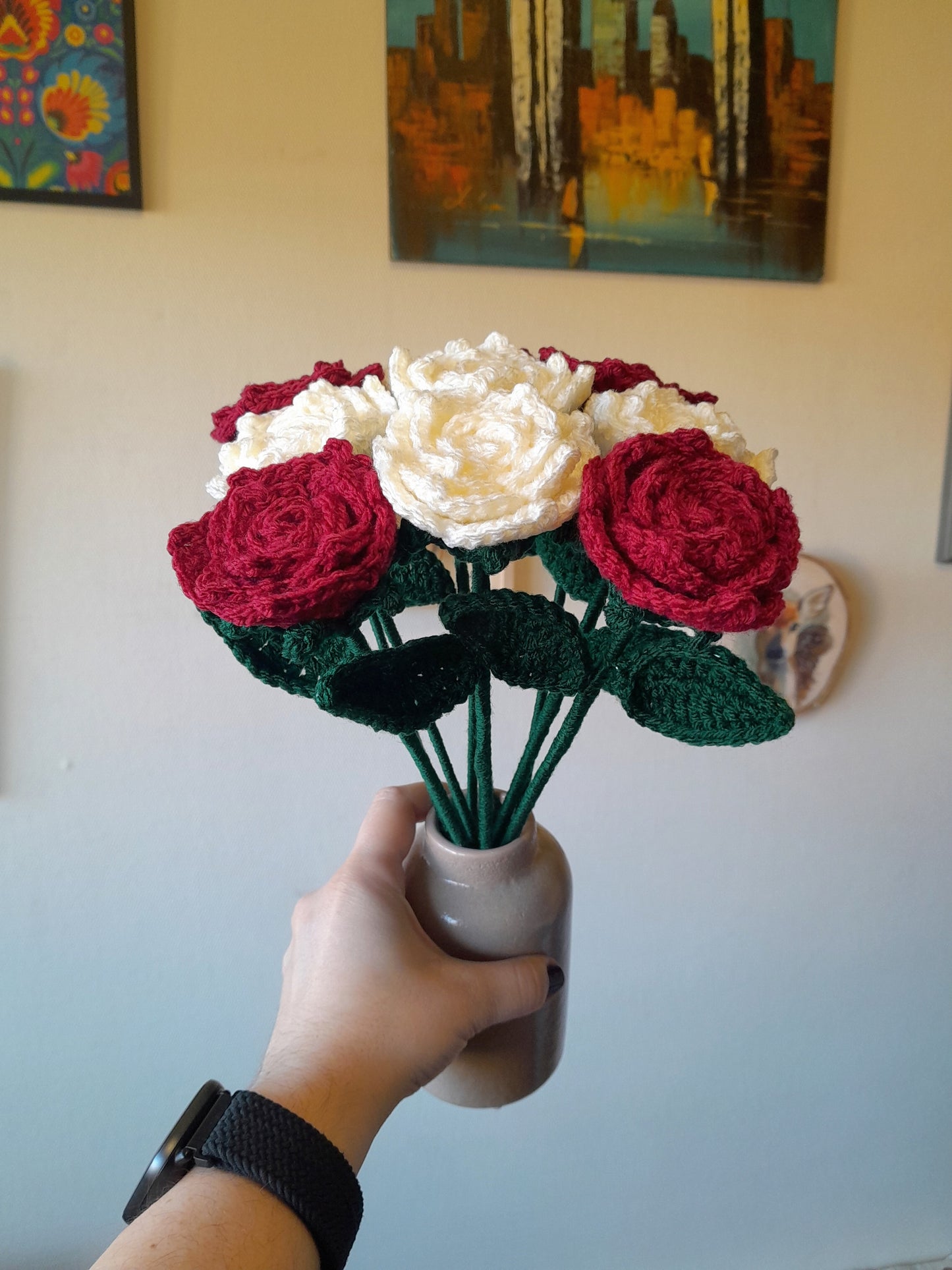 Crochet Roses Bouquet 💐