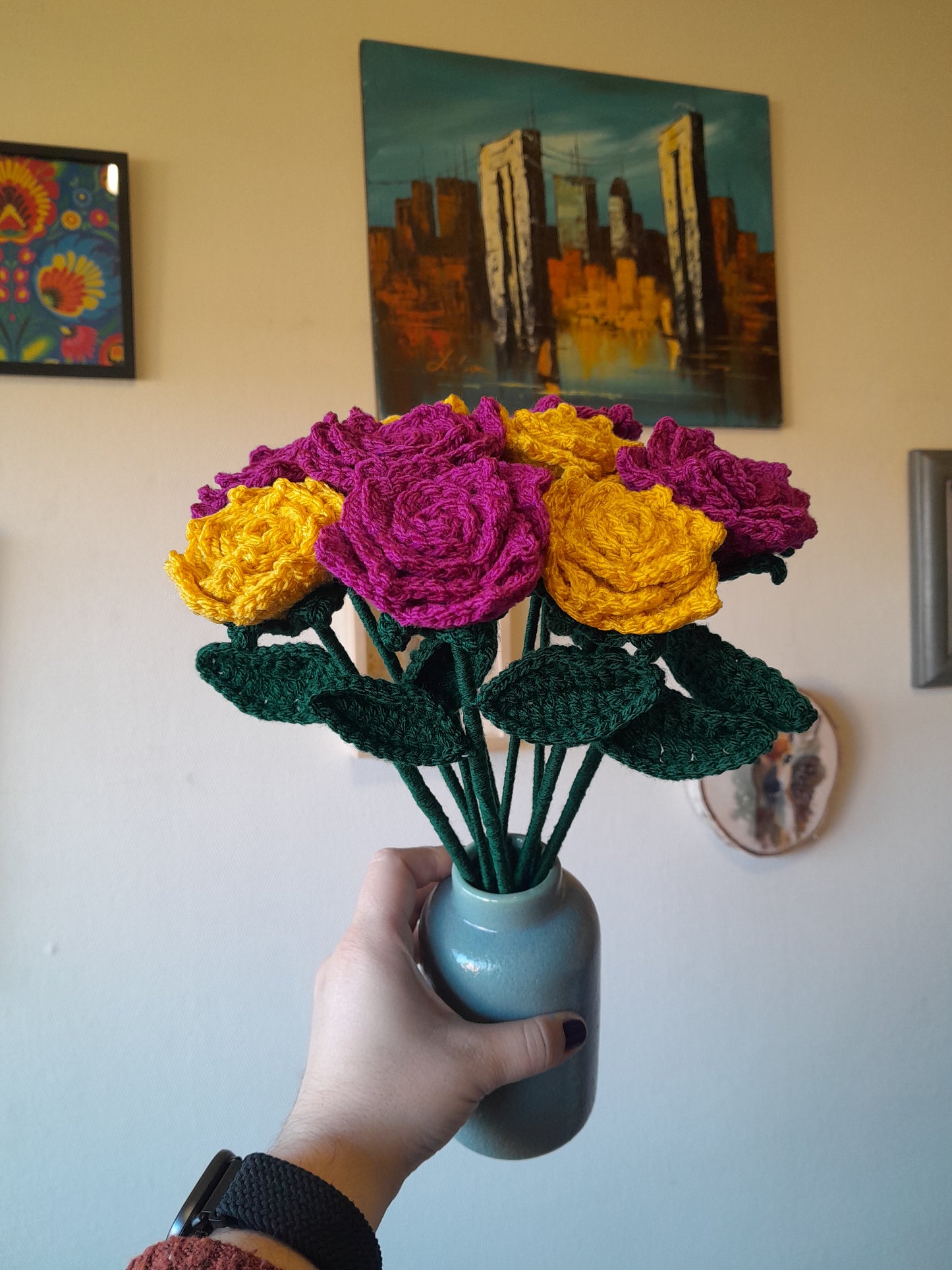 Crochet Roses Bouquet 💐