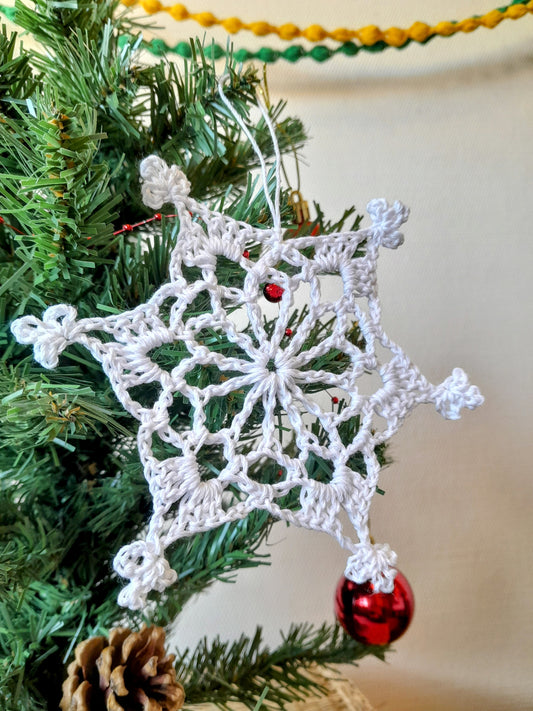 Crochet Snowflake ❄️ Christmas Ornament