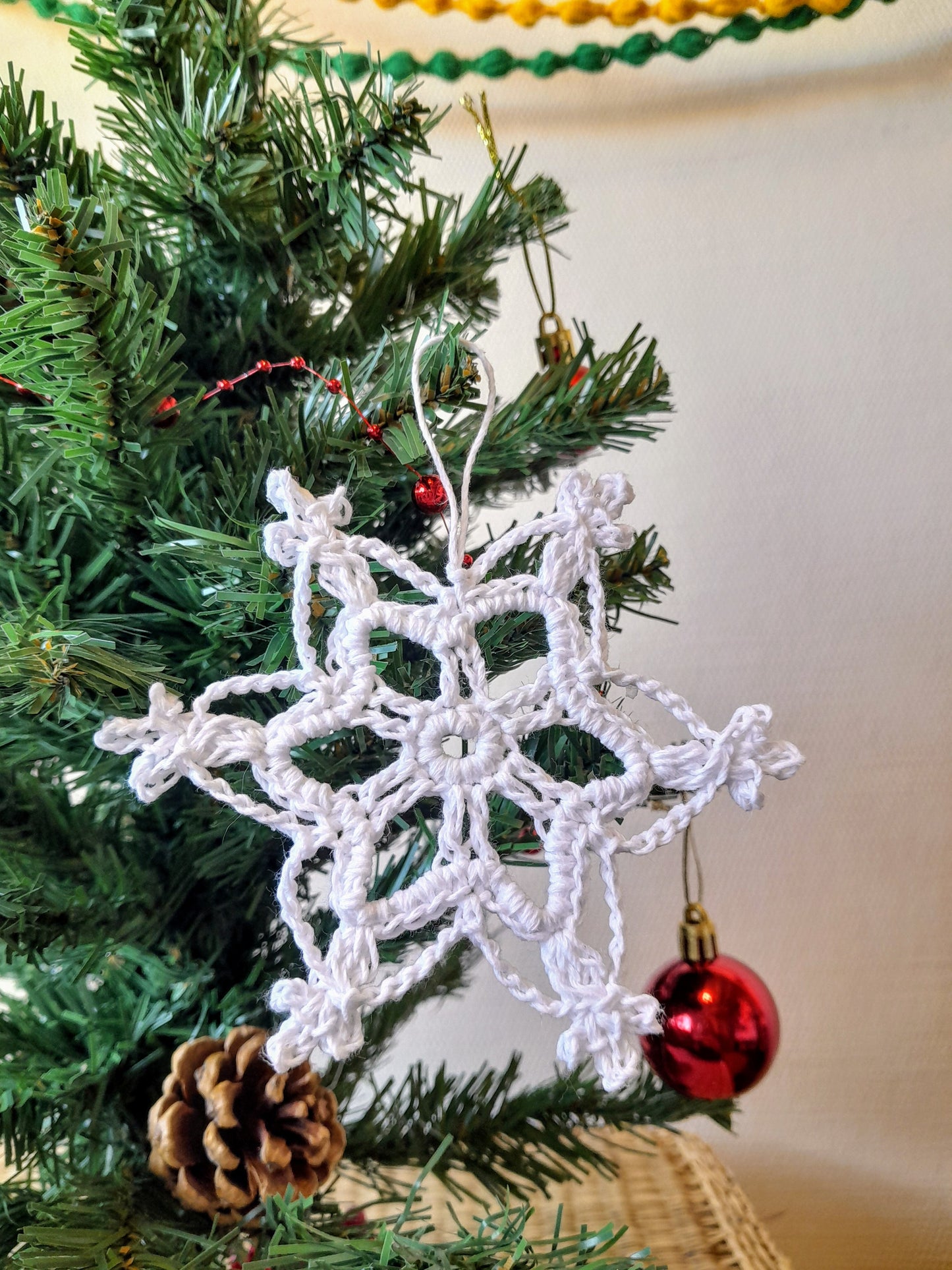 Crochet Snowflake ❄️ Christmas Ornament