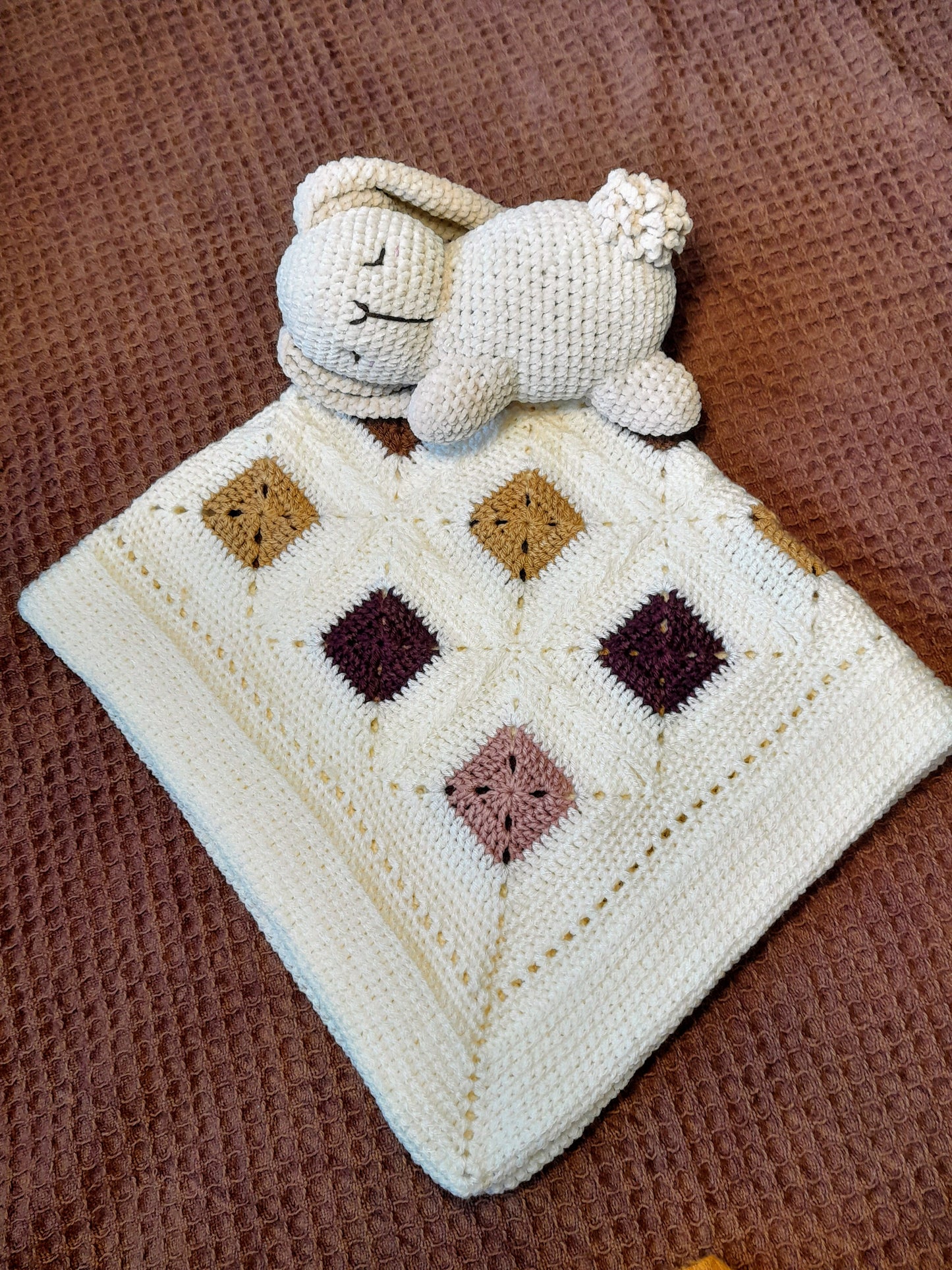 ▫️Little Squares Baby Blanket ▫️