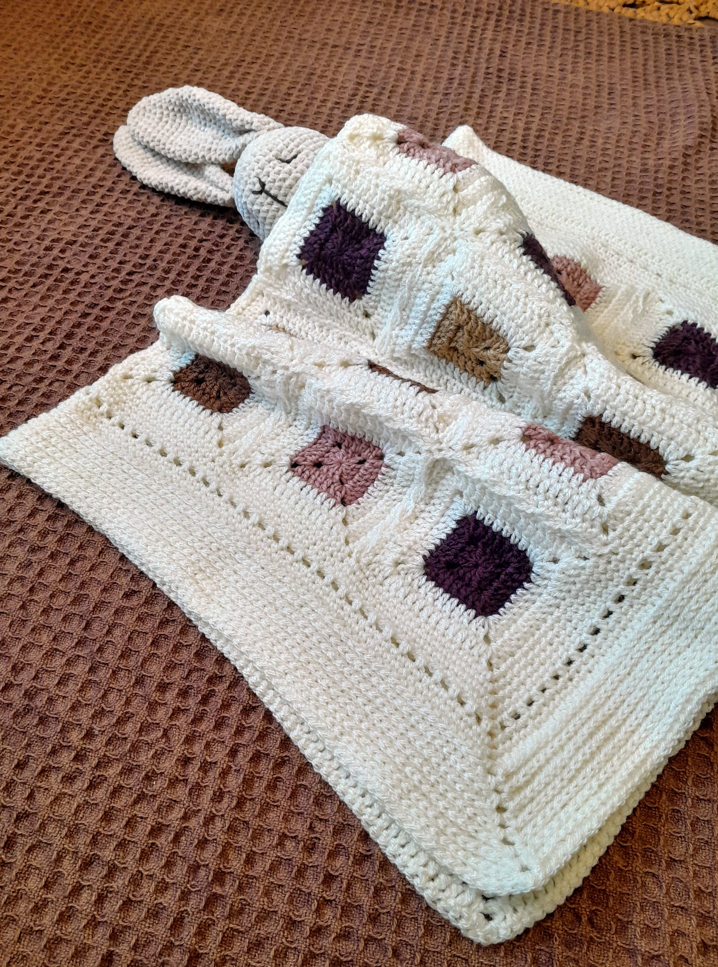 ▫️Little Squares Baby Blanket ▫️