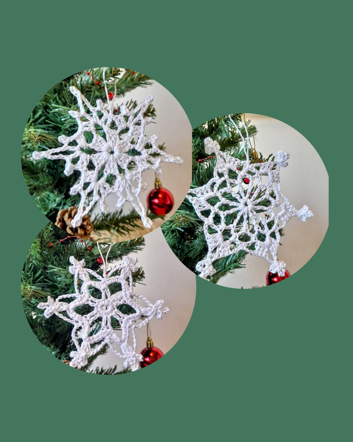 Crochet Snowflake ❄️ Christmas Ornament
