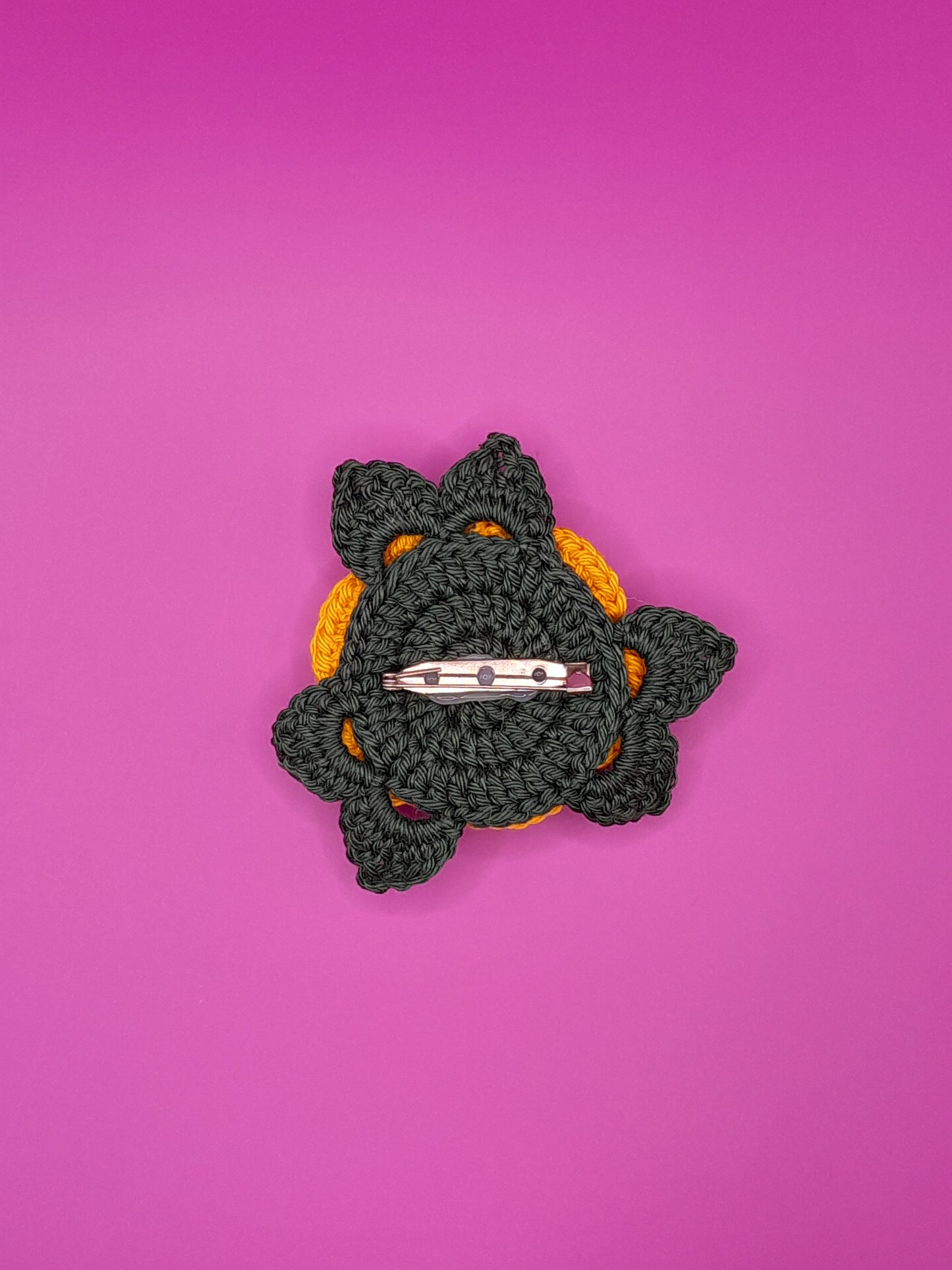 Crochet Flower Brooch