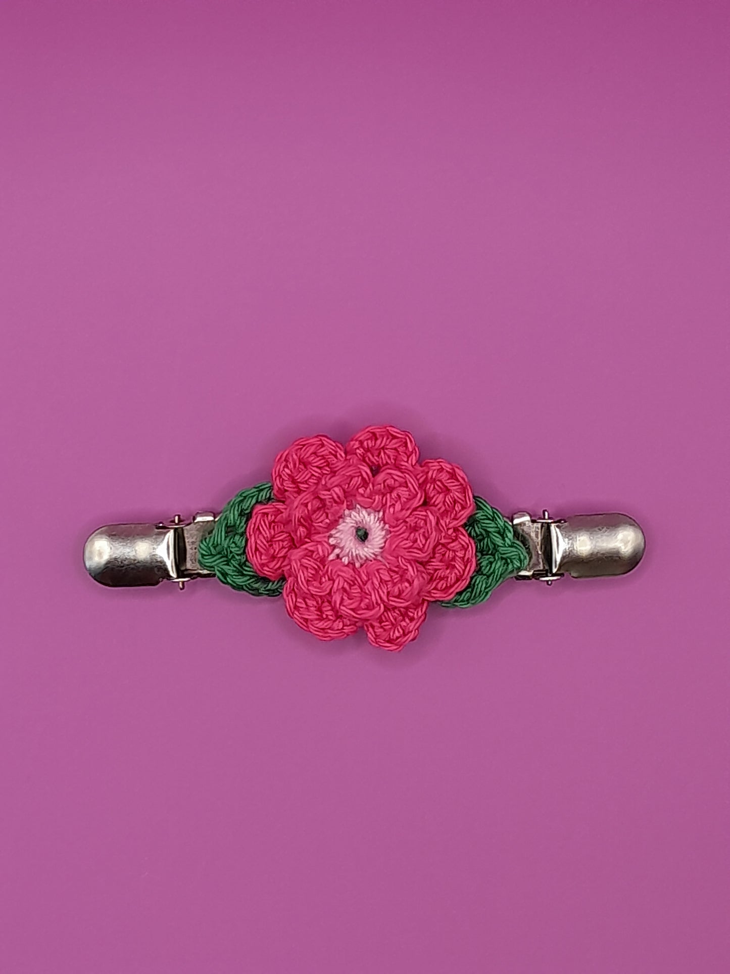 Crochet Flower Brooch